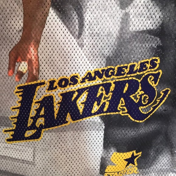 Size Large Starter Los Angeles Lakers Magic Johnson Lakers #32 Showtime Tank - Picture 5 of 6